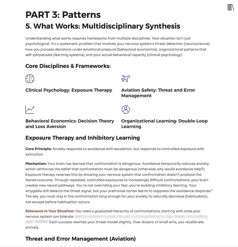 Sample playbook, redacted: Core Disciplines & Frameworks
