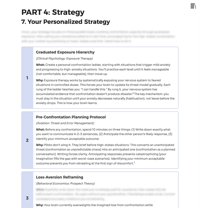 Sample playbook, redacted: Personalized Strategy